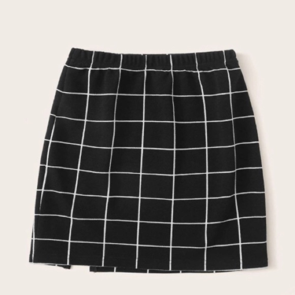 Black and white skirt